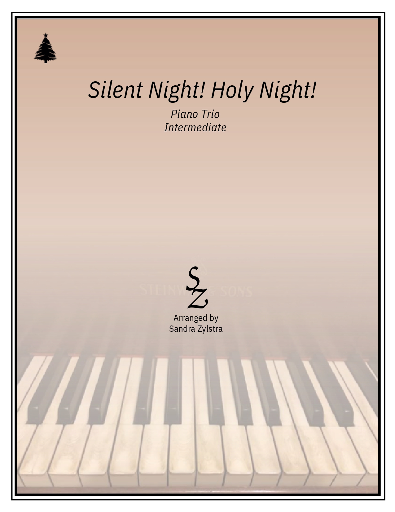 Silent Night! Holy Night! (intermediate piano trio - 1 piano, 6 hands)
