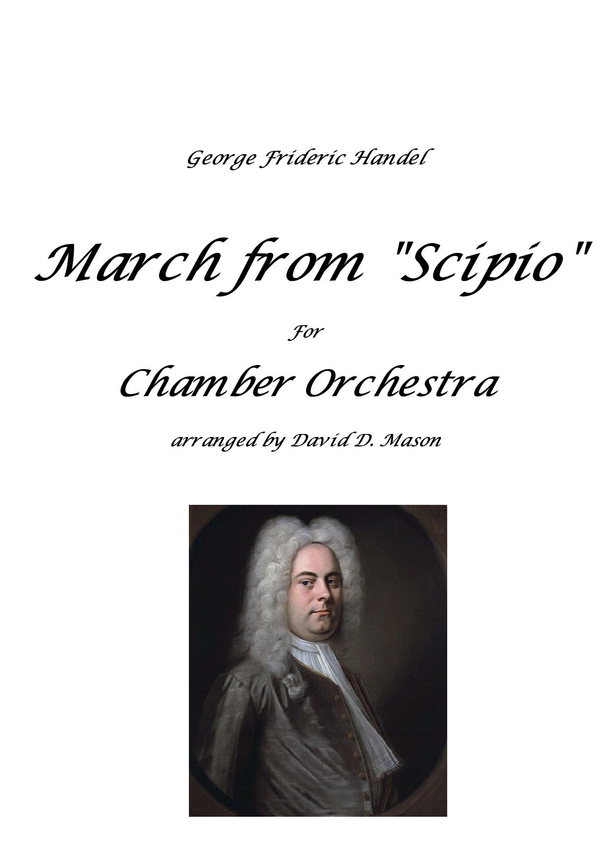March from "Scipio"- Chamber Orchestra March from Scipio Chamber Orchestra Score and parts page 001