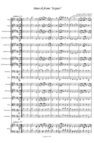 March from “Scipio”- Chamber Orchestra