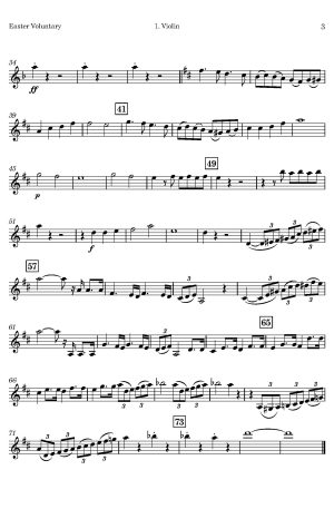 Emma Louise Ashford | Easter Voluntary | for String Quintet