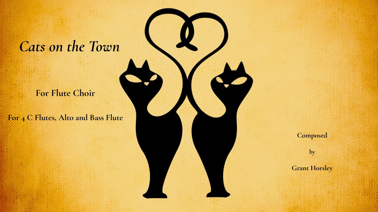 Cats on the Town flute choir yt YouTube Thumbnail
