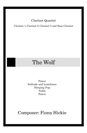 The Wolf: Clarinet Quartet