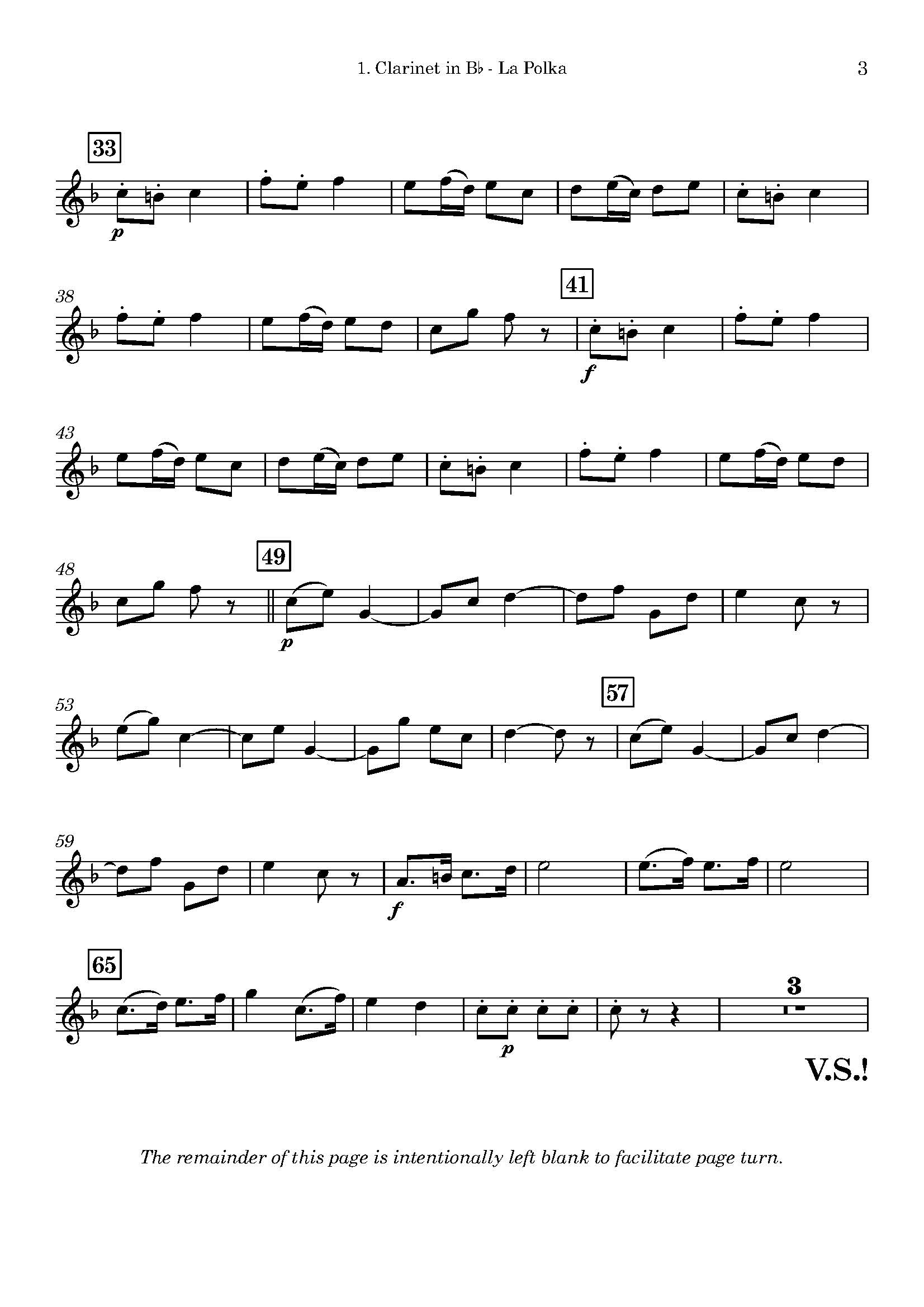 La Polka (for Clarinet Trio) - Image 3