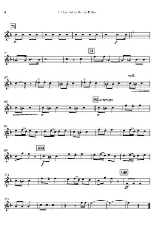 La Polka (for Clarinet Trio)