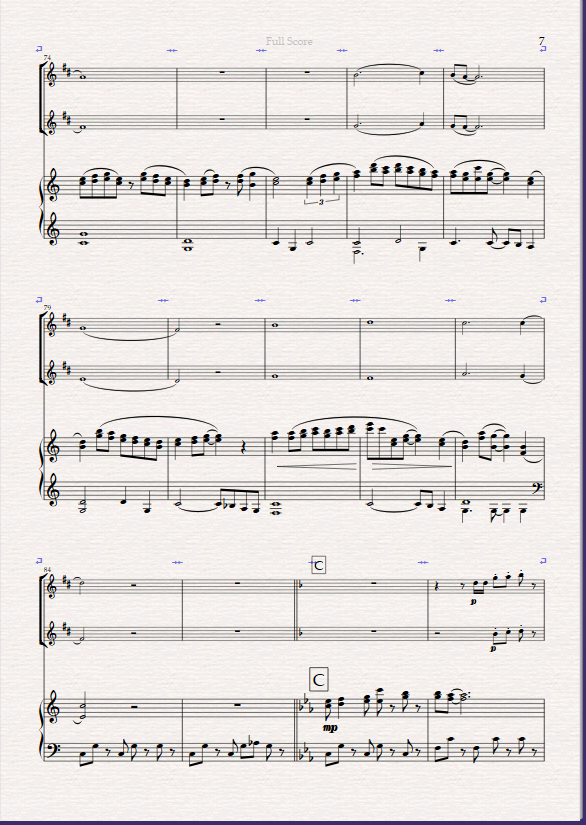"Jacaranda". Original Tango for Clarinet Duet and Piano "Jacaranda". Original Tango for Clarinet Duet and Piano - Image 3