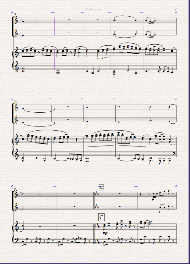 "Jacaranda". Original Tango for Violin Duet and Piano - Image 3