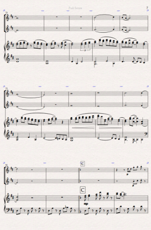 “Jacaranda”. Original Tango for Flute Duet and Piano