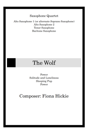 The Wolf: Saxophone Quartet