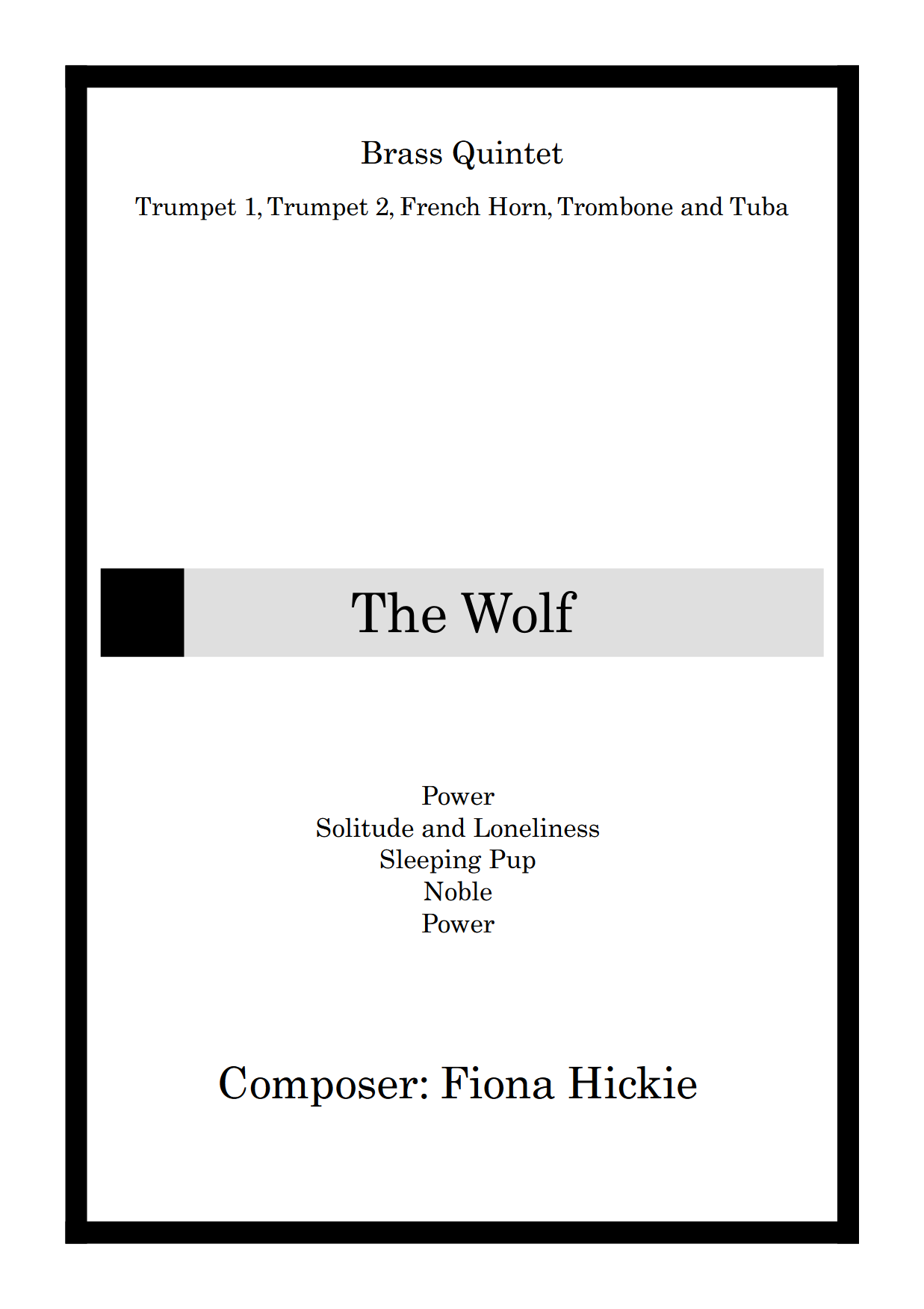 01 Full score The Wolf 001 5