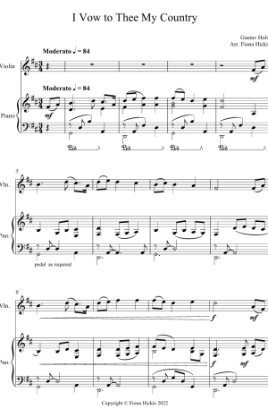 A Suite of Hymns: Violin and Piano