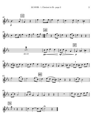 Émile Pessard | Le Soir | for Clarinet Trio