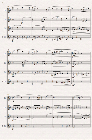 Shakespeare’s Garden for Clarinet Quartet (3 Bb’s and Bass Clarinet)