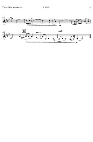 New Releases VARIOUS | Three Slow Movements | for String Quartet