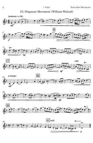 New Releases VARIOUS | Three Slow Movements | for String Quartet