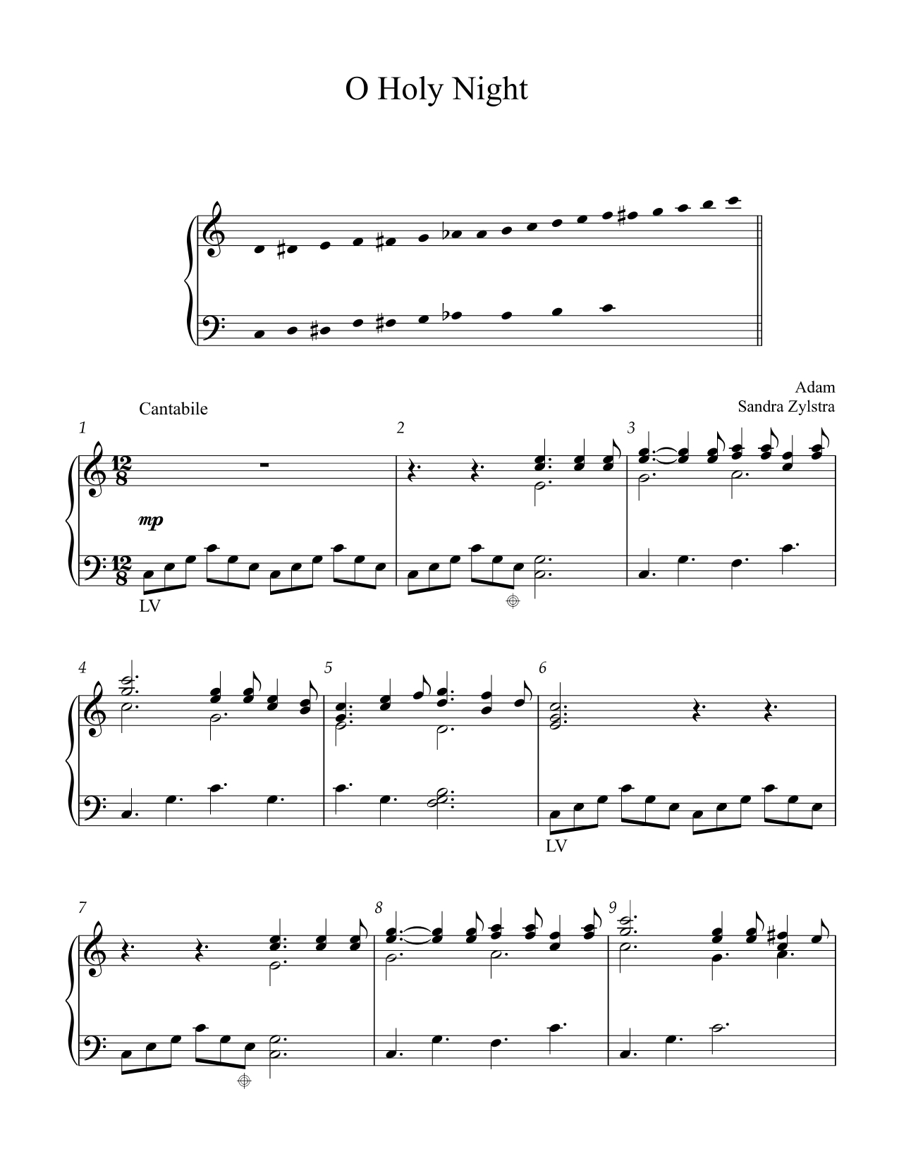 O Holy Night (3 octave handbells) - Image 2