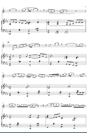 Cocktails. Original for Alto Saxophone and Piano.