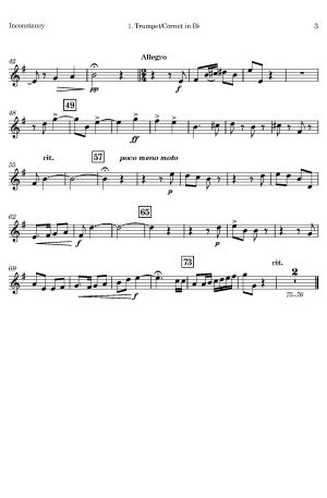 George CHADWICK | Inconstancy | for Trumpet Quartet