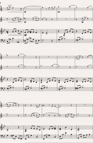 Cantilena. (A Modern Lullaby) for Clarinet Duet and Piano.