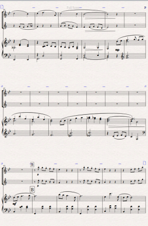 Christmas Waltz. For Flute, Clarinet and Piano.