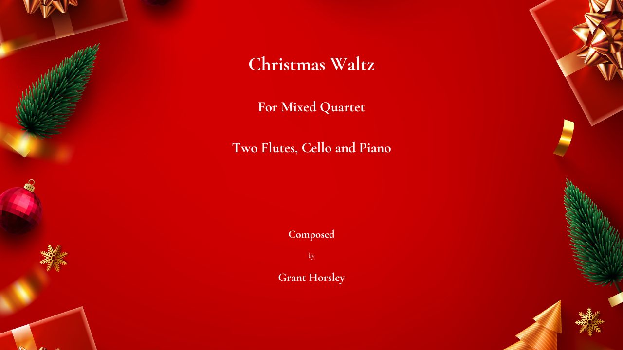 Christmas Waltz mixed quartet yt YouTube Thumbnail 2