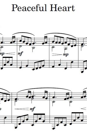 Peaceful Heart – Piano Solo