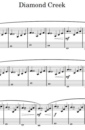 Diamond Creek – Piano Solo