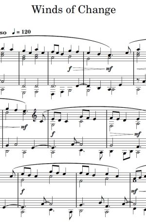 Winds of Change – Piano Solo