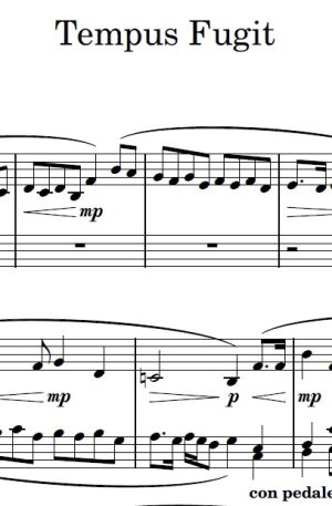 Tempus Fugit – Piano Solo