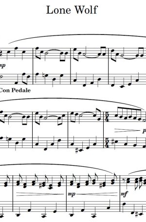 Lone Wolf – Piano Solo