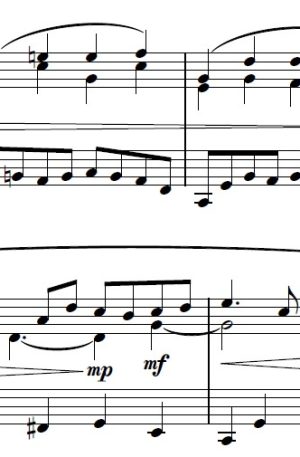 Chattanooga Fuga – Piano Solo