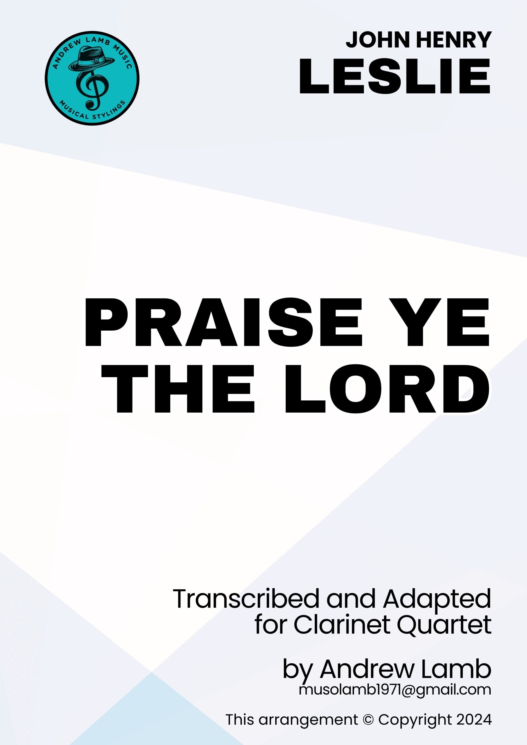 Cover Praise Clarinets scaled