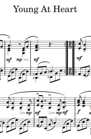 Young At Heart – Piano Solo