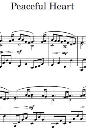 Peaceful Heart – Piano Solo