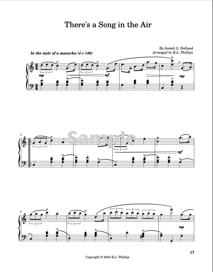 Ten Christmas Offerings - Short Solos Ideal for Offertory Music for the Church Pianist Ten Christmas Offerings - Short Solos Ideal for Offertory Music for the Church Pianist - Image 8