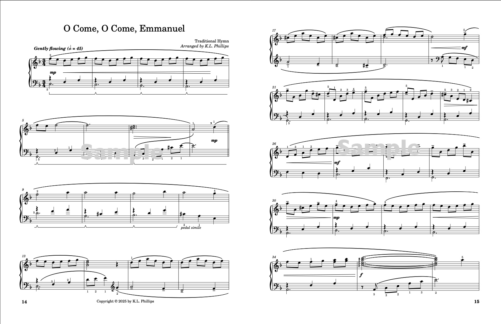 Ten Christmas Offerings - Short Solos Ideal for Offertory Music for the Church Pianist Ten Christmas Offerings - Short Solos Ideal for Offertory Music for the Church Pianist - Image 7