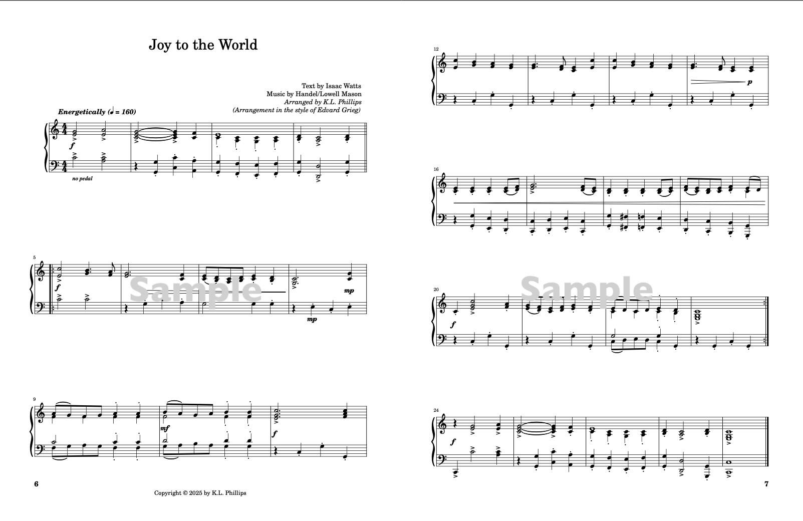 Ten Christmas Offerings - Short Solos Ideal for Offertory Music for the Church Pianist Ten Christmas Offerings - Short Solos Ideal for Offertory Music for the Church Pianist - Image 4