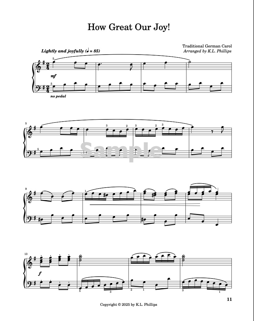 Ten Christmas Offerings - Short Solos Ideal for Offertory Music for the Church Pianist Ten Christmas Offerings - Short Solos Ideal for Offertory Music for the Church Pianist - Image 6