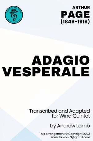 Arthur PAGE | Adagio Vesperale | Wind Quintet