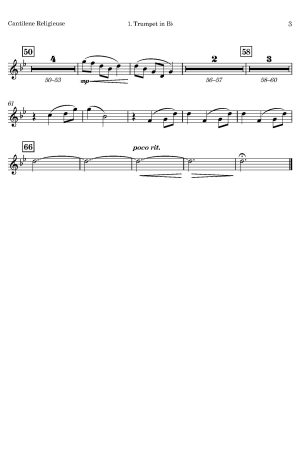 Théodore DUBOIS | Cantilène Religieuse | Brass Sextet