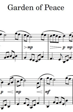 Garden of Peace – Piano Solo