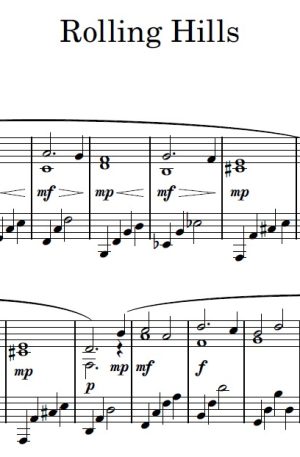Rolling Hills – Piano Solo