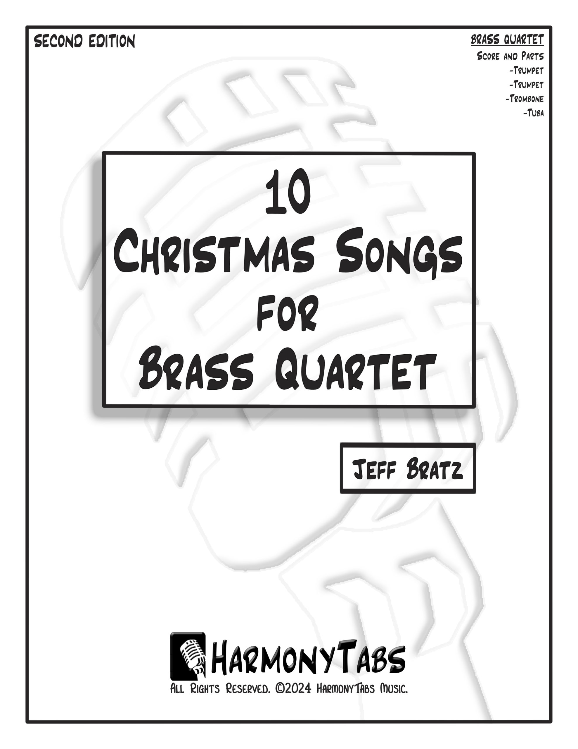 10 Christmas Songs for Brass Quartet - Cover