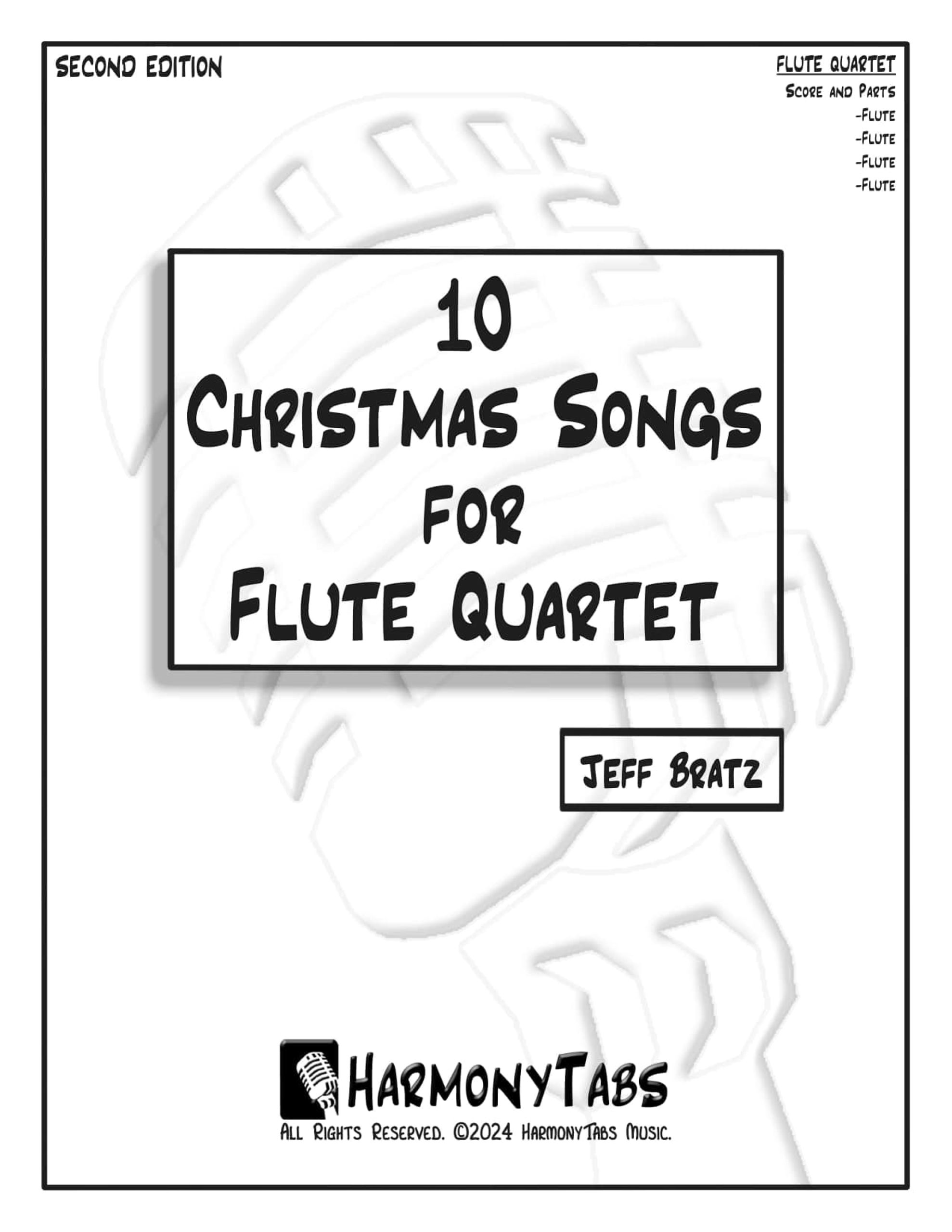 10 Christmas Songs for Flute Quartet - Cover