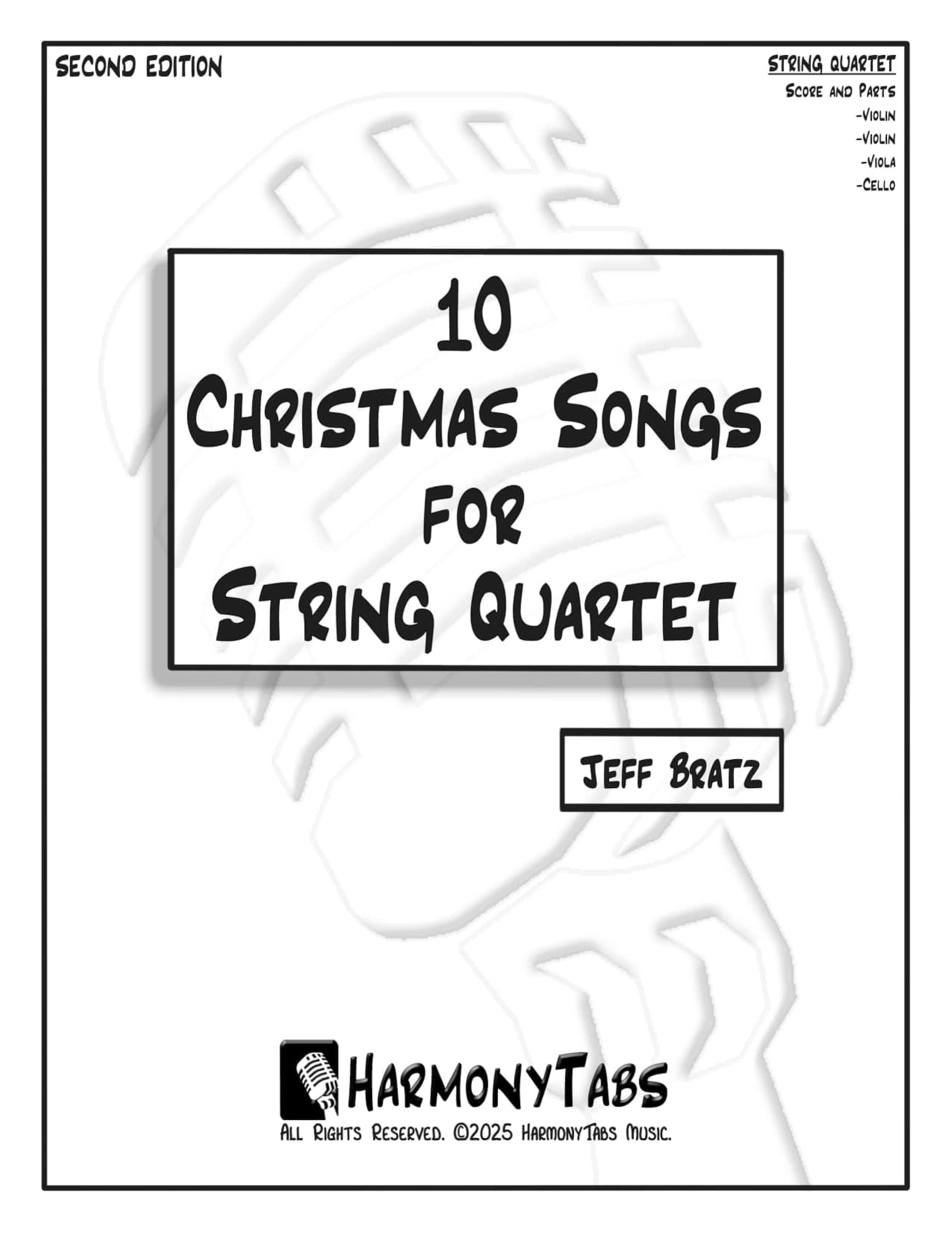10 Christmas Songs for String Quartet - Cover