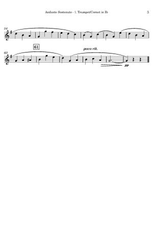 Andante Sostenuto (for Brass Quintet)