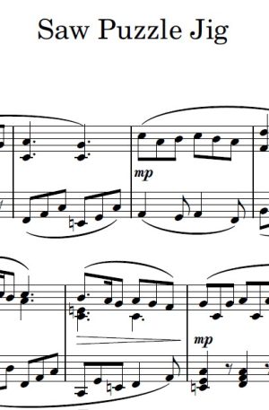 Saw Puzzle Jig – Piano Solo