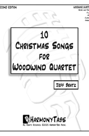 10 Christmas Songs for Woodwind Quartet: Second Edition