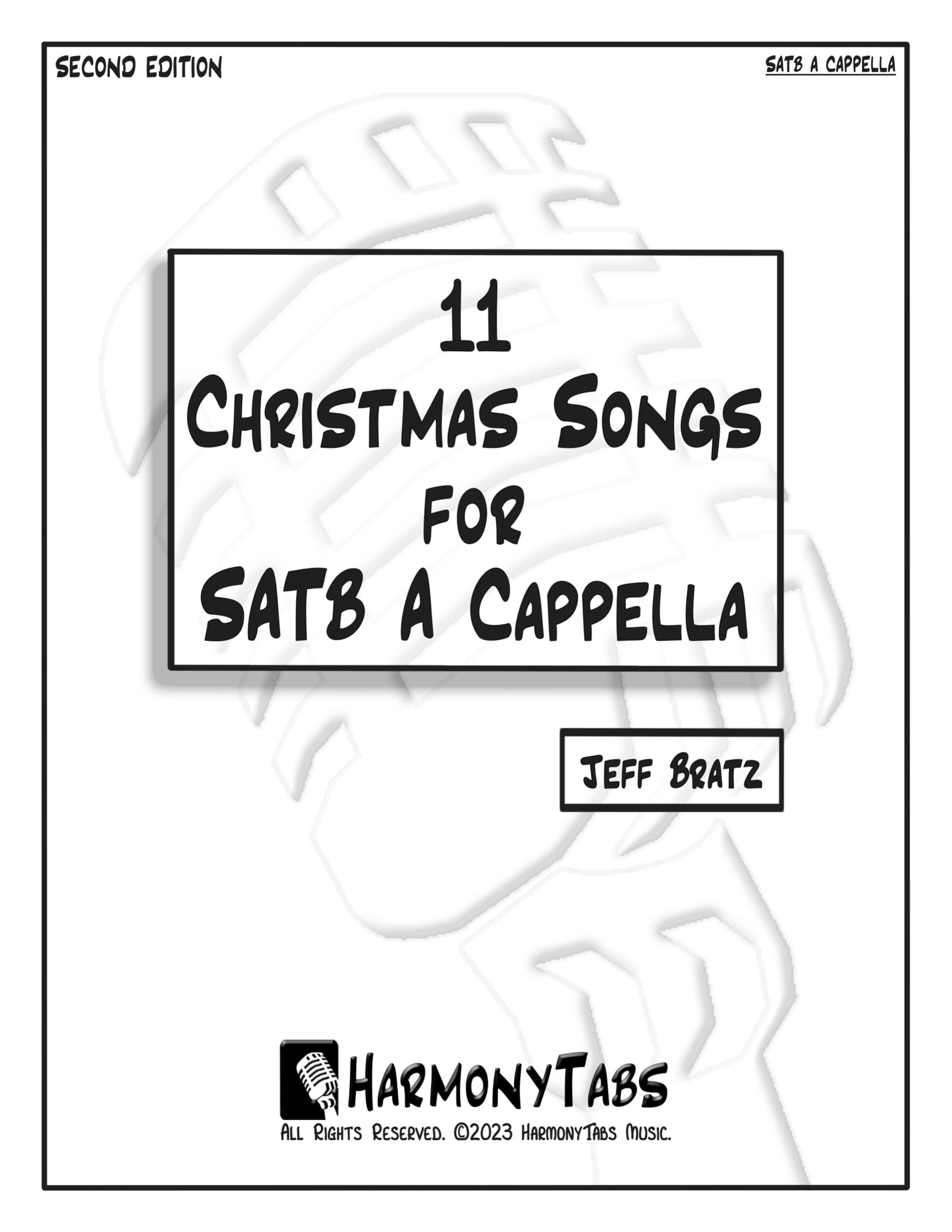 11 Christmas Songs for SATB A Cappella - Cover