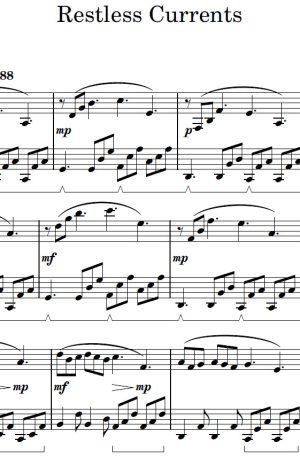 Restless Currents – Piano Solo