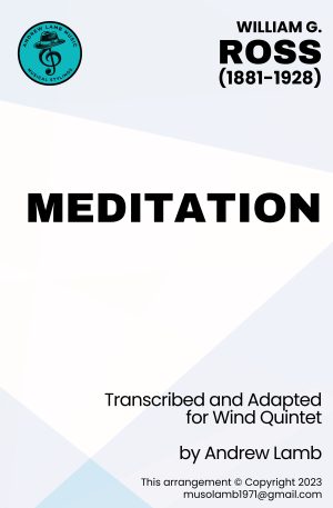 William Ross | Meditation | for Wind Quintet